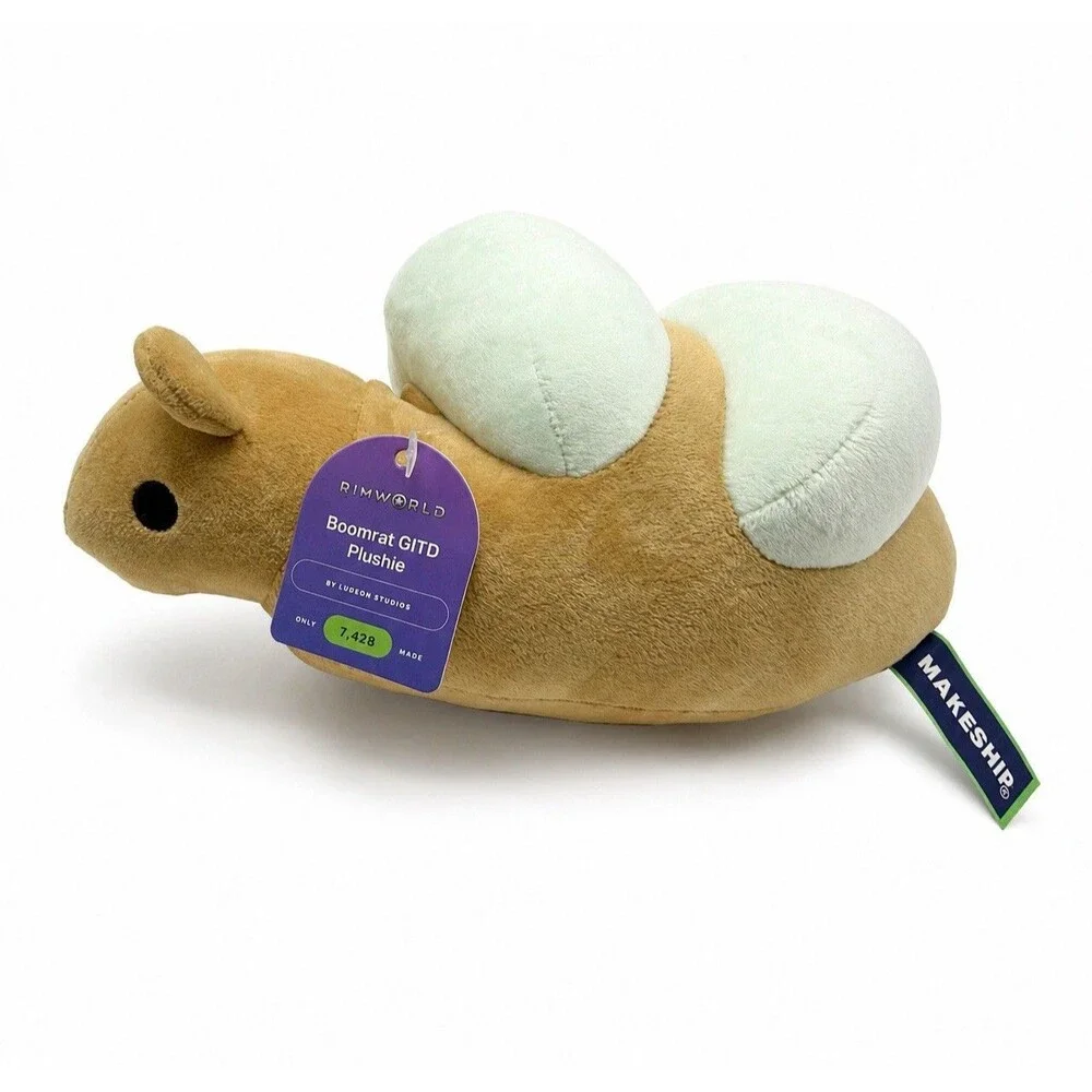 RimWorld Boomrat GITD Plush from Makeship Ludeon Studios Limited Edition Plushy